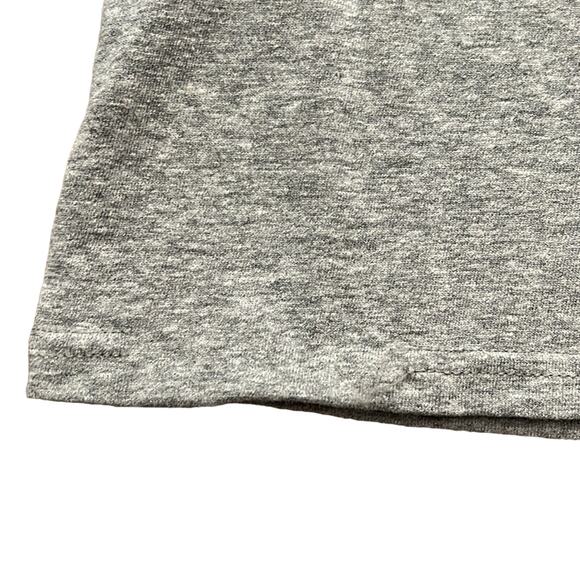 Jadelynn Brooke Cotton Blend Gray Rainbow V-Neck BABY Spell‎ Out T-Shirt Size L - Picture 8 of 9